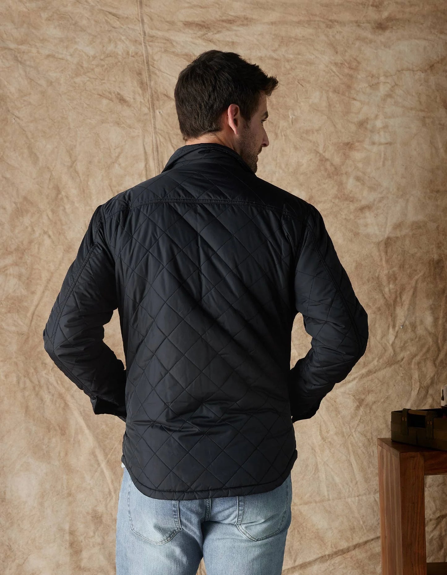 Quilted Sherpa Lined Shaket